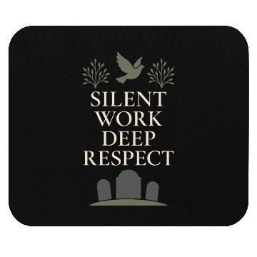 Discover Cemetery Worker Groundskeeper Graveyard Memorial Mouse Pads