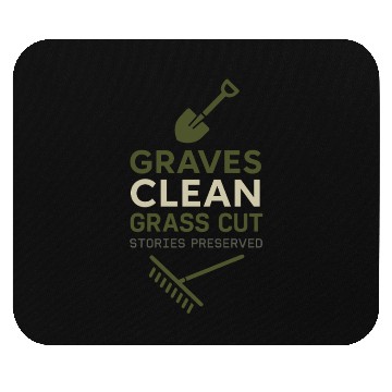 Discover Cemetery Worker Groundskeeper Graveyard Memorial Mouse Pads