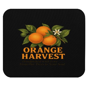 Discover Sunkissed Groves Orange Harvest Mouse Pads