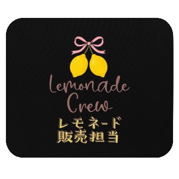 Discover Lemonade Crew Coquette Bow Mouse Pads