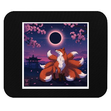 Discover Celestial Kitsune Mouse Pads