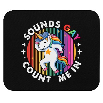 Discover Dancing Unicorn Cowboy Hat Mouse Pads
