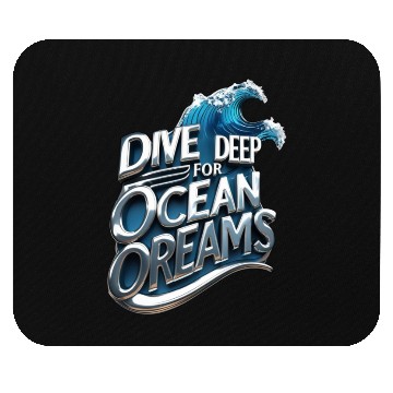 Discover Ocean Dream Depths Wave Reverie Mouse Pads