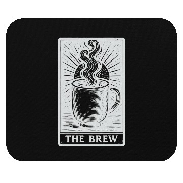 Discover The Brew Tarot Card – Coffee Divination Art Mouse Pads