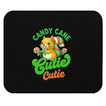 Discover Candy Cane Cutie – Sweet Squirrel Holiday Design Mouse Pads