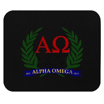 Discover Alpha Omega, Eternity's Fraternity Mouse Pads