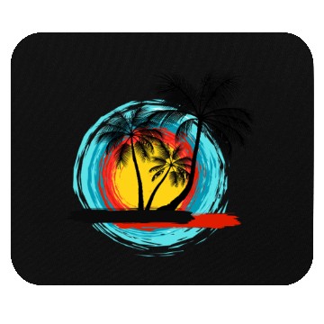 Discover Hello summer paradise on Men's Premium Mouse Pads