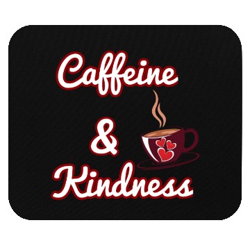 Discover Coffee, Kindness & Love Mouse Pads – Cute Heart Coffee