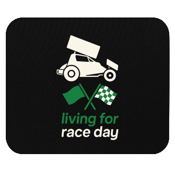 Discover Sprint Car Racing Dirt Track Speed Oval Race Mouse Pads
