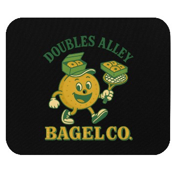 Discover Funny Tennis Humor Mouse Pads - Doubles Alley Bagel Co.