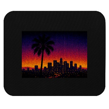 Discover Tokyo Night Skyline Vaporwave Poster Mouse Pads