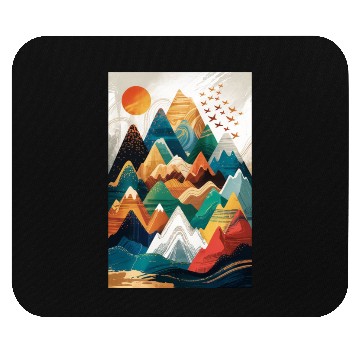 Discover Geometric Summit Mouse Pads