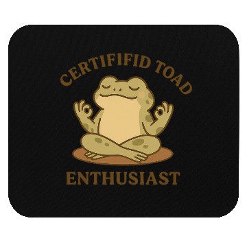 Discover Certififid Toad Enthusiast Mouse Pads