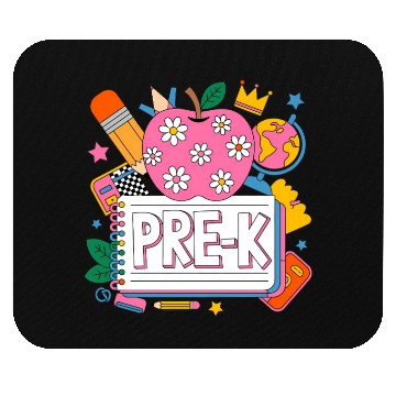 Discover Pre K Teacher Back To School Apple Notebook Mouse Pads
