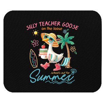 Discover Teacher Silly Teacher Goose Mouse Pads