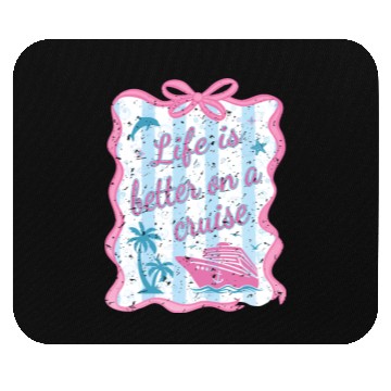 Discover Coquette Cruise Life Summer Girly Cruise Mouse Pads