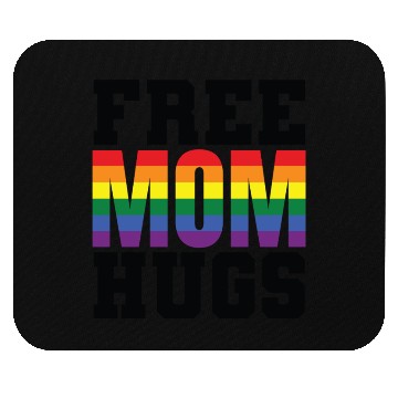 Discover Free Mom Hugs LGBT Gay Mouse Pads
