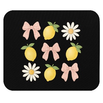 Discover Lemon Bow Summer Vacation Mouse Pads