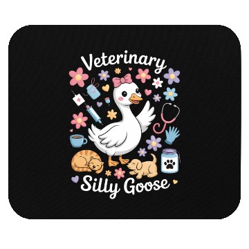 Discover Veterinarian Silly Goose Veterinary Medicine Mouse Pads