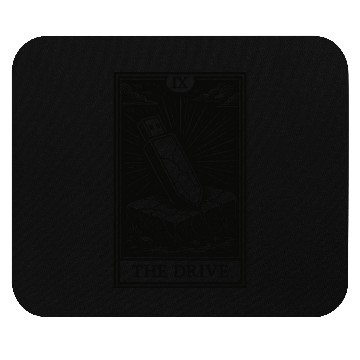 Discover Backup Ritual Tarot – The Drive (Dark Variant) Mouse Pads