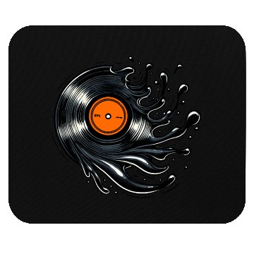 Discover Vinyl Splash - Retro Music Style Mouse Pads