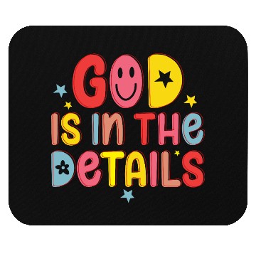 Discover God is in the Details Christian Mouse Pads