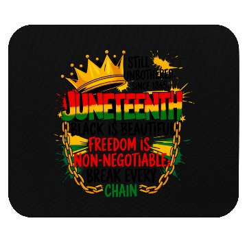 Discover Juneteenth Black History Mouse Pads