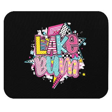 Discover Lake Bum Summer Vacation Mouse Pads