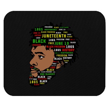 Discover Juneteenth Black History Mouse Pads