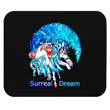 Discover Art-Gil Horse 1 Surreal Horses from another world Mouse Pads