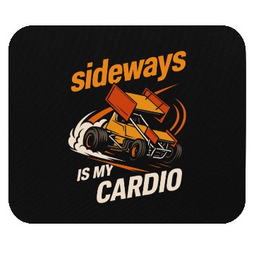 Discover Sprint Car Racing Dirt Track Speed Oval Race Mouse Pads