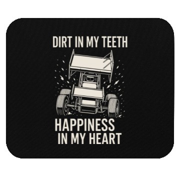 Discover Sprint Car Racing Dirt Track Speed Oval Race Mouse Pads