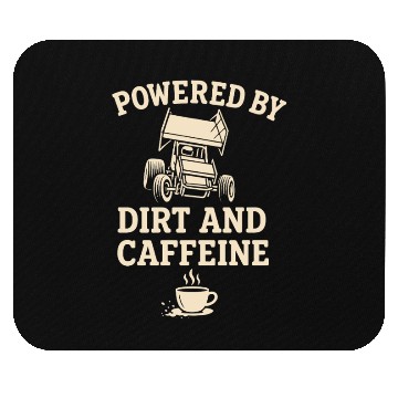 Discover Sprint Car Racing Dirt Track Speed Oval Race Mouse Pads