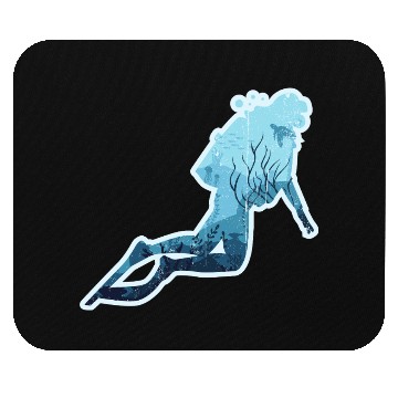 Discover Scuba Diving Mouse Pads
