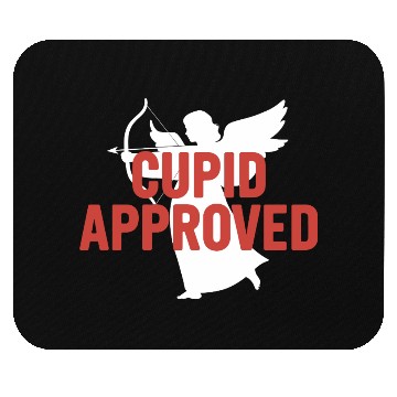 Discover Cupid Approved Silhouette Mouse Pads