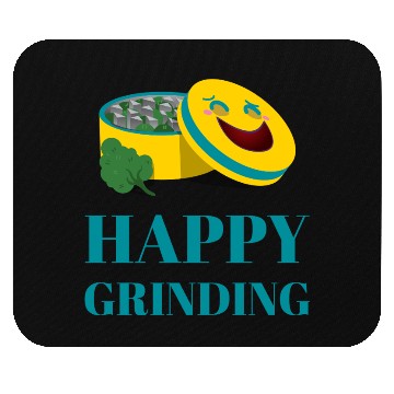 Discover Cheerful Smiling Pills and Broccoli Design Mouse Pads