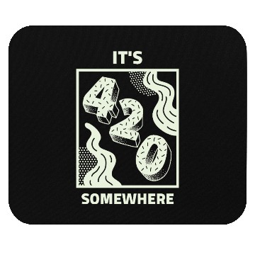 Discover Abstract 3D Numeric Illustration Mouse Pads