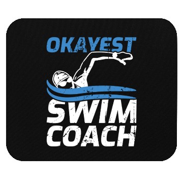 Discover Swimming Coach Mouse Pads