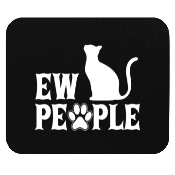 Discover Ew People Retro Cat Funny Mouse Pads