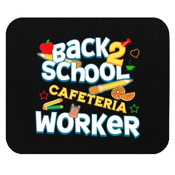 Discover Back To School Cafeteria Worker Proud Lunch Lady Mouse Pads