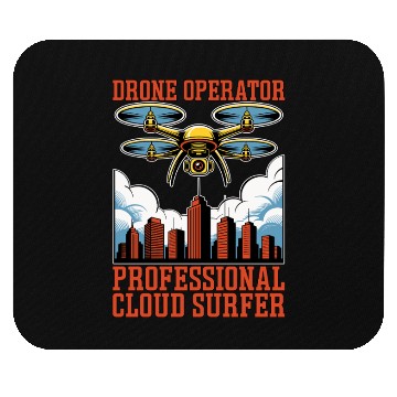 Discover Drone Operator Professional Cloud Drone Flying Mouse Pads