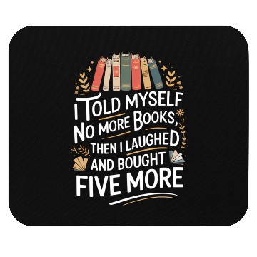 Discover Book Lover For Bookworms And Librarian Mouse Pads