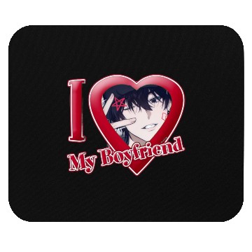 Discover I Love My BF – Cute Minimal Logo Mouse Pads