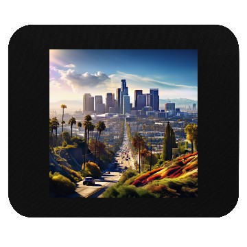 Discover los angeles city. Mouse Pads