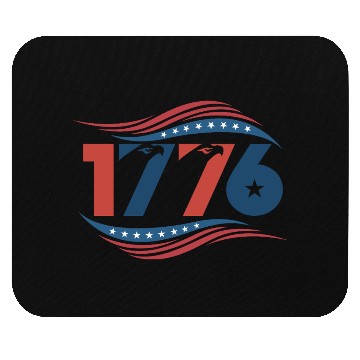 Discover 4th of july usa flag 1776 Mouse Pads