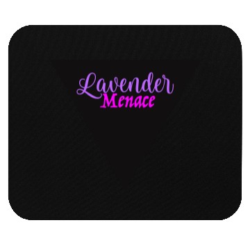 Discover Lavender Menace Black Triangle Mouse Pads
