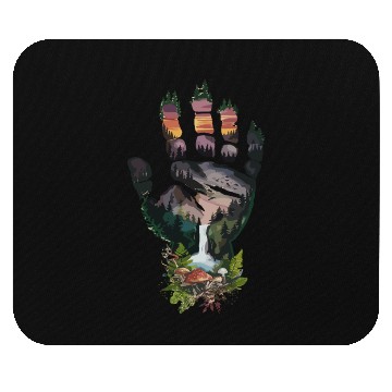 Discover Nature's Hand: Mountain and Forest Magic Mouse Pads