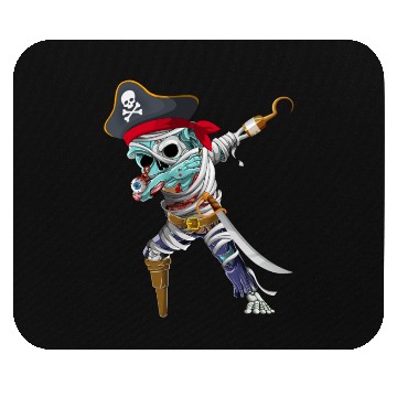 Discover Dabbing Mummy Zombie Pirate Halloween Pirate Mouse Pads