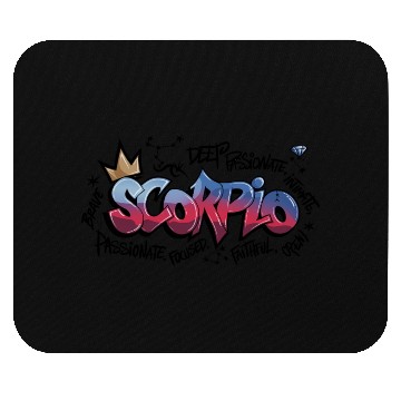 Discover Scorpio Graffiti Zodiac Art Mouse Pads