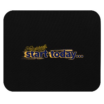 Discover Typography design based on daily adventure. Mouse Pads